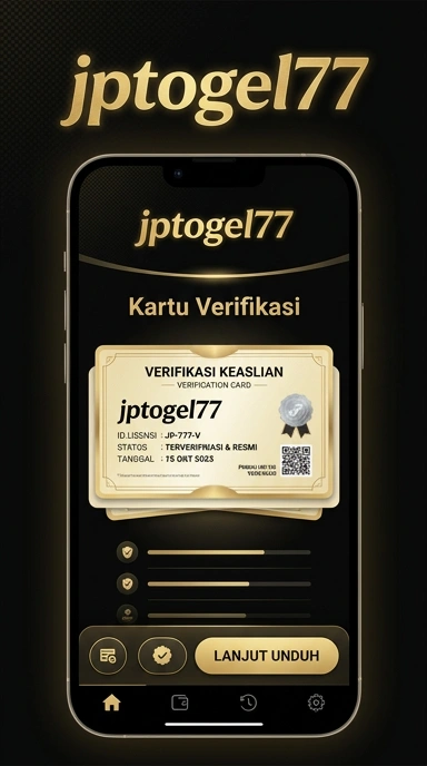 Tampilan kanal resmi jptogel77